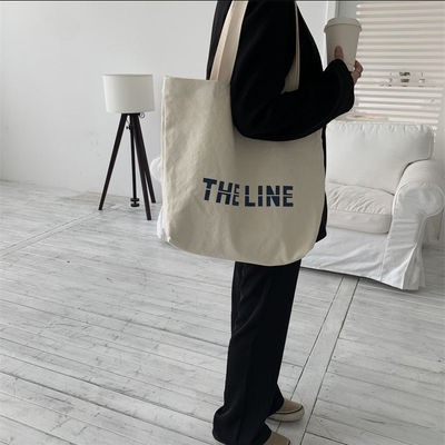 Akzeptable OEM/ODM-Briefdruck-Baumwoll-Tote-Tasche für hohe Nachfrage