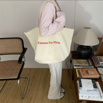Tägliche Schule Leinwand-Tote-Tasche zum Einkaufen Praktische und vielseitige Design