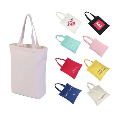 Personalisiertes Logo akzeptiert Öko-freundlich Schwerlast-Leinwand-Shopping-Tote-Tasche mit Tasche