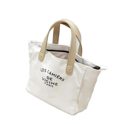 Custom Design Leinwand-Tote-Tasche mit Handgriffe OEM/ODM akzeptabel mit schneller Lieferung