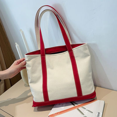 Farbige Tote-Tasche mit gedrucktem Logo und individuellem Design