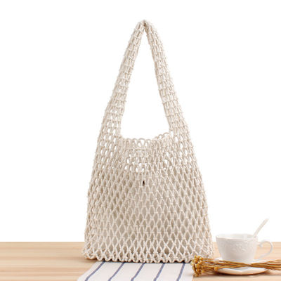 Casual Große Gewebe Handtaschen Frauen Gewebte Stroh Strand Tote Tasche mit individuell angepassten Farbe Eimer