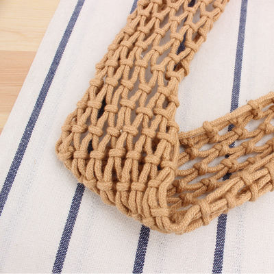 Casual Große Gewebe Handtaschen Frauen Gewebte Stroh Strand Tote Tasche mit individuell angepassten Farbe Eimer
