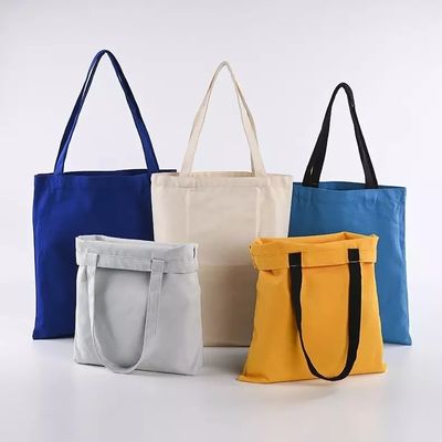 Wiederverwendbare Winkel-Baumwolltaschen Personalisierte Leinwandtaschen mit individuell gedrucktem Logo