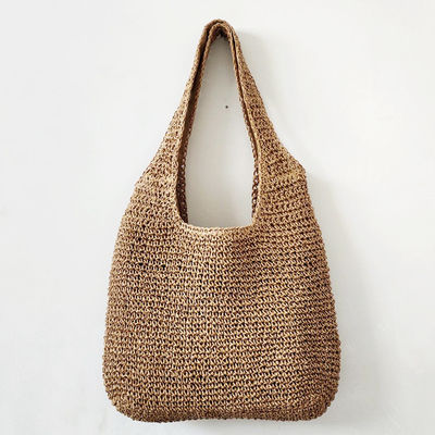 2022 Sommer Raffia Handtasche Bohemian Style Akzeptabel OEM/ODM Gewebte Strohstrandtasche