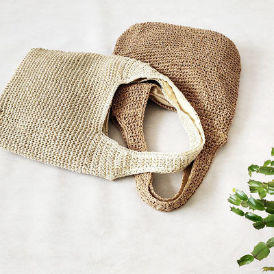 2022 Sommer Raffia Handtasche Bohemian Style Akzeptabel OEM/ODM Gewebte Strohstrandtasche