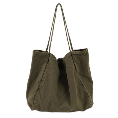 Großkapazität Damen-Tote-Tasche mit einfachem Design Akzeptables OEM/ODM-Briefmuster