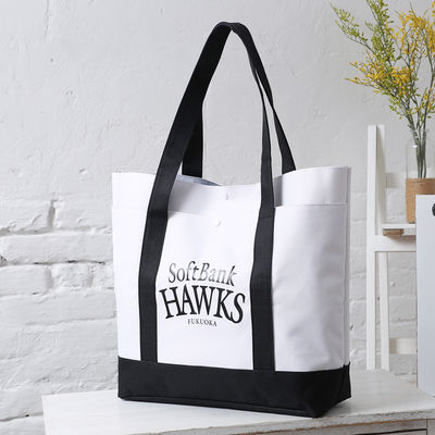 Personalisiertes Logo akzeptiert Langlebige Leinwand-Tote-Tasche für Outdoor-Mode und darüber hinaus