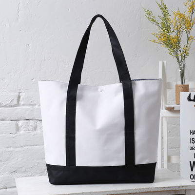 Personalisiertes Logo akzeptiert Langlebige Leinwand-Tote-Tasche für Outdoor-Mode und darüber hinaus