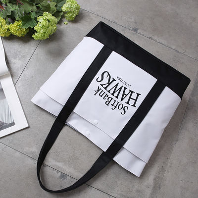 Personalisiertes Logo akzeptiert Langlebige Leinwand-Tote-Tasche für Outdoor-Mode und darüber hinaus