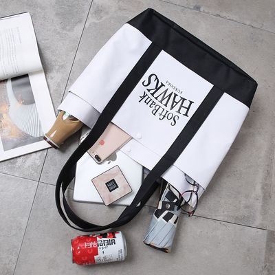 Personalisiertes Logo akzeptiert Langlebige Leinwand-Tote-Tasche für Outdoor-Mode und darüber hinaus