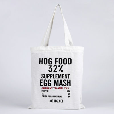Neues Modisches Schreiben Drucken Baumwoll-Tote-Tasche für individuelle Design