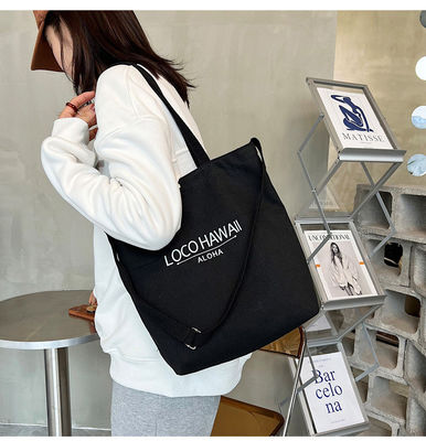 Neueste Mode-Frauen Canvas Crossbody-Tasche mit Tote-Griff und Briefmuster