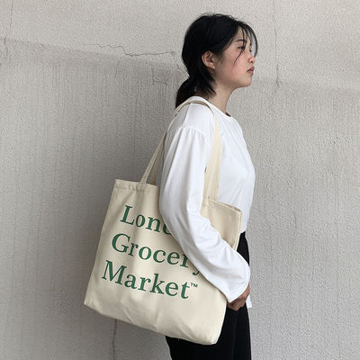 Großflächige Baumwolltote-Tasche für den Einkauf