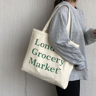 Großflächige Baumwolltote-Tasche für den Einkauf