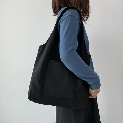 Custom Logo Leinwand Einkaufstüte Bio-Baumwolle Tote-Tasche und neueste Modestyl