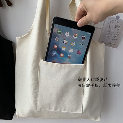 Custom Logo Leinwand Einkaufstüte Bio-Baumwolle Tote-Tasche und neueste Modestyl
