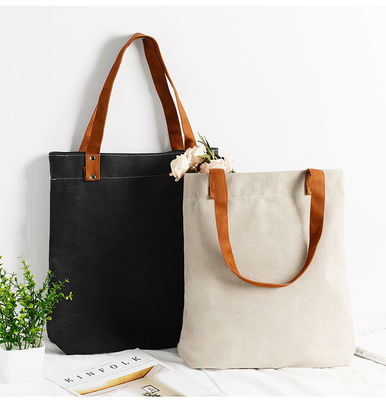 Mittelklasse Modische wiederverwendbare Tuch-Baumwoll-Tote-Taschen für umweltfreundliche Einkaufsmöglichkeiten