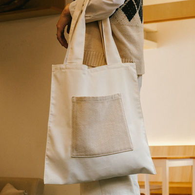 Mittelklasse Modische wiederverwendbare Tuch-Baumwoll-Tote-Taschen für umweltfreundliche Einkaufsmöglichkeiten