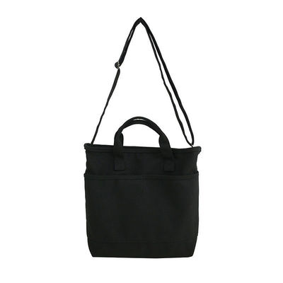 Akzeptabel OEM/ODM Custom Logo Druck Großkapazität Schulter Leinwand Baumwolle Tote Tasche