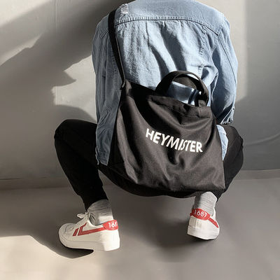 Custom Large Canvas Tote Bag Akzeptabel OEM/ODM für Briefdruck Cross Body Messenger Bag