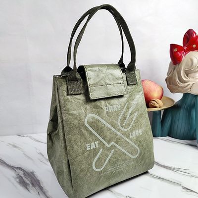Individuell gestaltete große Tyvek Dupont Papier Isolierte Lunchbox Tasche