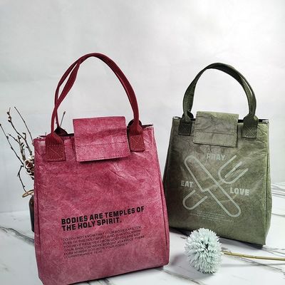 Individuell gestaltete große Tyvek Dupont Papier Isolierte Lunchbox Tasche