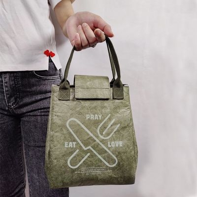 Individuell gestaltete große Tyvek Dupont Papier Isolierte Lunchbox Tasche
