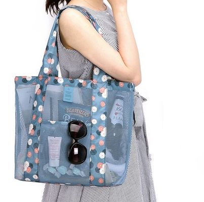Modere Handtaschen für Reisen Durchsichtige Maschen-Schultertasche Durchsichtige Tote-Strandtasche zum Nutzen
