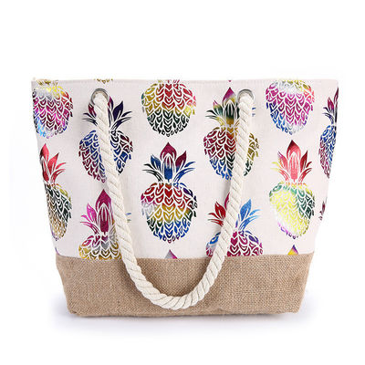 Strandtasche Damen Damen Casual Tote Mode Blumendruck Sommer Große Kapazität