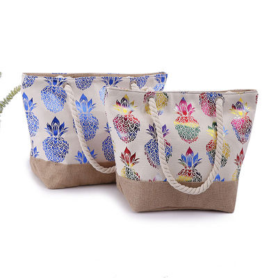 Strandtasche Damen Damen Casual Tote Mode Blumendruck Sommer Große Kapazität