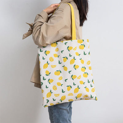 Custom Logo Mittelgroße Klapptasche aus Baumwolle für Lebensmittelgeschäfte