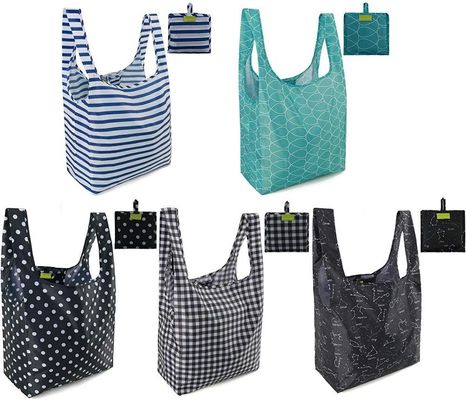 REPT Umweltfreundlich Mehrfachverwendbares Polyester Einkaufen Klapptote Make-up Verpackung Nylontüten