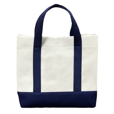 Wiederverwendbarer Eco-Blank Line Tote Canvas-Einkaufstasche mit individuellem Logo und individuellem Logo