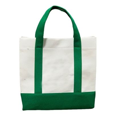 Wiederverwendbarer Eco-Blank Line Tote Canvas-Einkaufstasche mit individuellem Logo und individuellem Logo