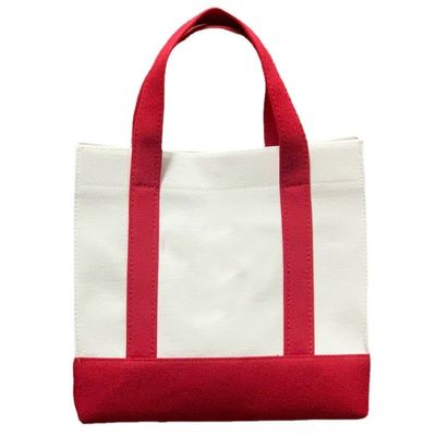 Wiederverwendbarer Eco-Blank Line Tote Canvas-Einkaufstasche mit individuellem Logo und individuellem Logo