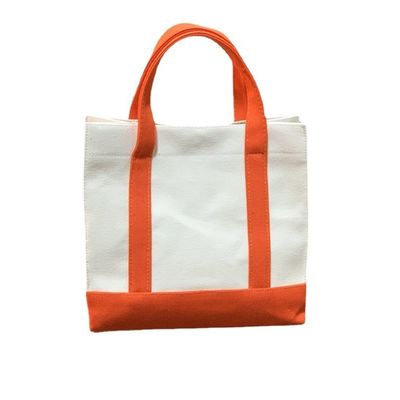 Wiederverwendbarer Eco-Blank Line Tote Canvas-Einkaufstasche mit individuellem Logo und individuellem Logo