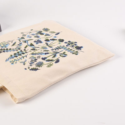 Akzeptable OEM/ODM tägliche Schulleben Leinwand Shopper Tasche mit Custom Logo Druck