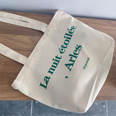 Customized Logo Größe Waschbare Leinwand Tote Einkaufstüte für neueste modische Gelegenheit