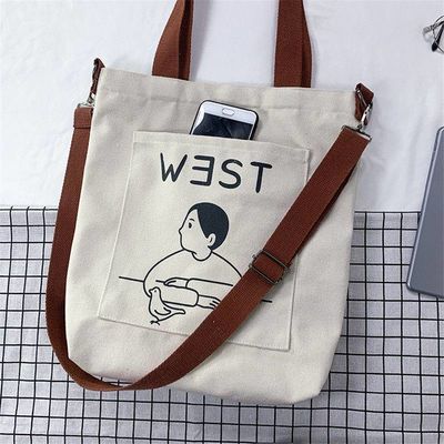 OEM/ODM Akzeptable Cotton Canvas Tote-Einkaufstüte mit individuellem Logo