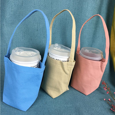Personalisiertes Logo Alltags-Schulleben Wiederverwendbares Kaffee Getränk Träger Becherhalter Träger Tote Tasche