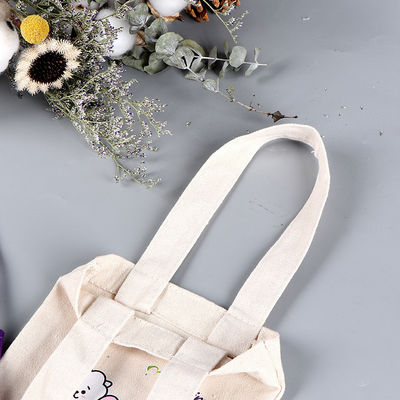 Personalisierte Mini-Kaffee-Milch-Tasse Halter Leinwand Getränke Träger Tote-Tasche personalisiertes Logo