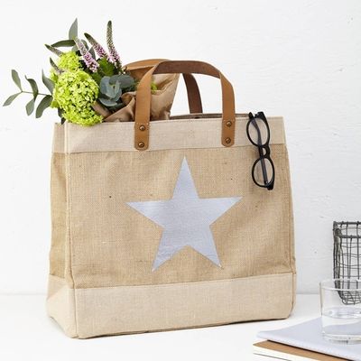 Tägliche Schule Recycling-Jute-Tasche Burlap-Jute-Tote-Taschen mit Ledergriffe