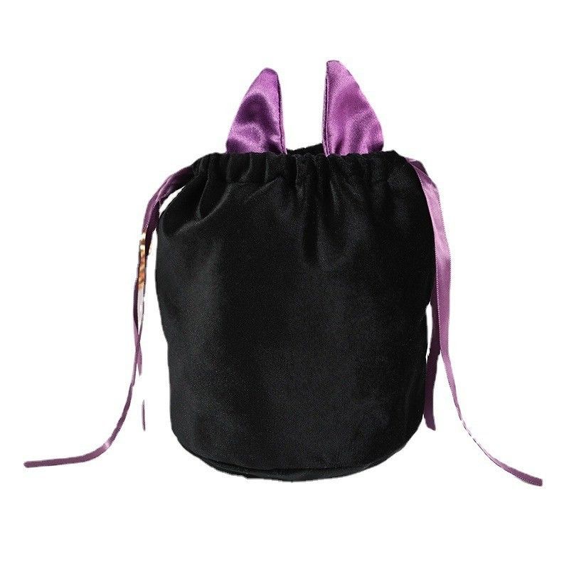 OEM/ODM akzeptabel Halloween-Fledermaus-Tasche mit String-Tasche Dekoration und Orange Candy Geschenk