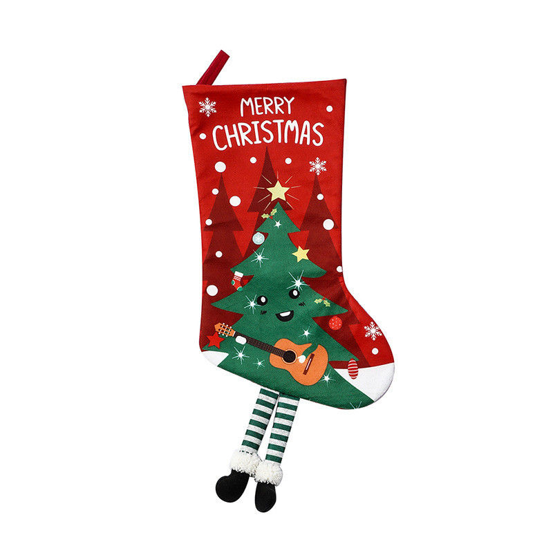 Weihnachtsstrümpfe Dekoration Schneemann Geschenktasche für Kamin Anhänger