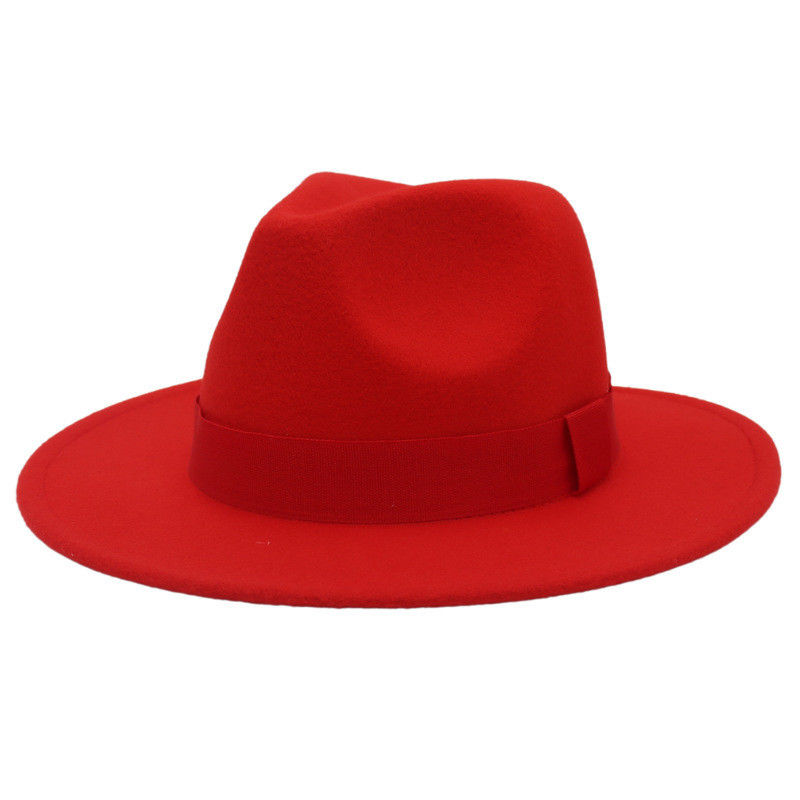 British Style Lace Accessory Cashmere Felt Hut für Männer und Frauen in Four Seasons Jazz Hut