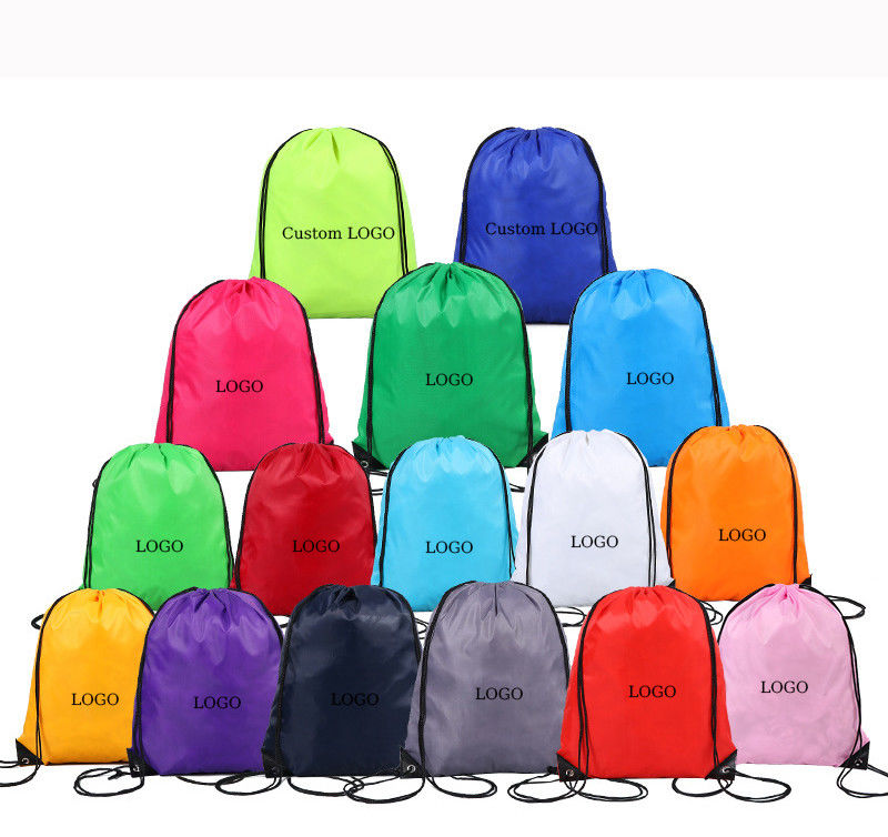 Fashion Style Custom Recycling Polyester Drawstring Gym Tasche für Sport und Fitness