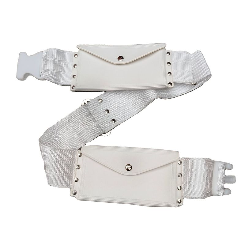 Soft-Loop-Wasserdichtes Hajj-Weißgürtel Umrah-Waistbag für mittlere Reisen