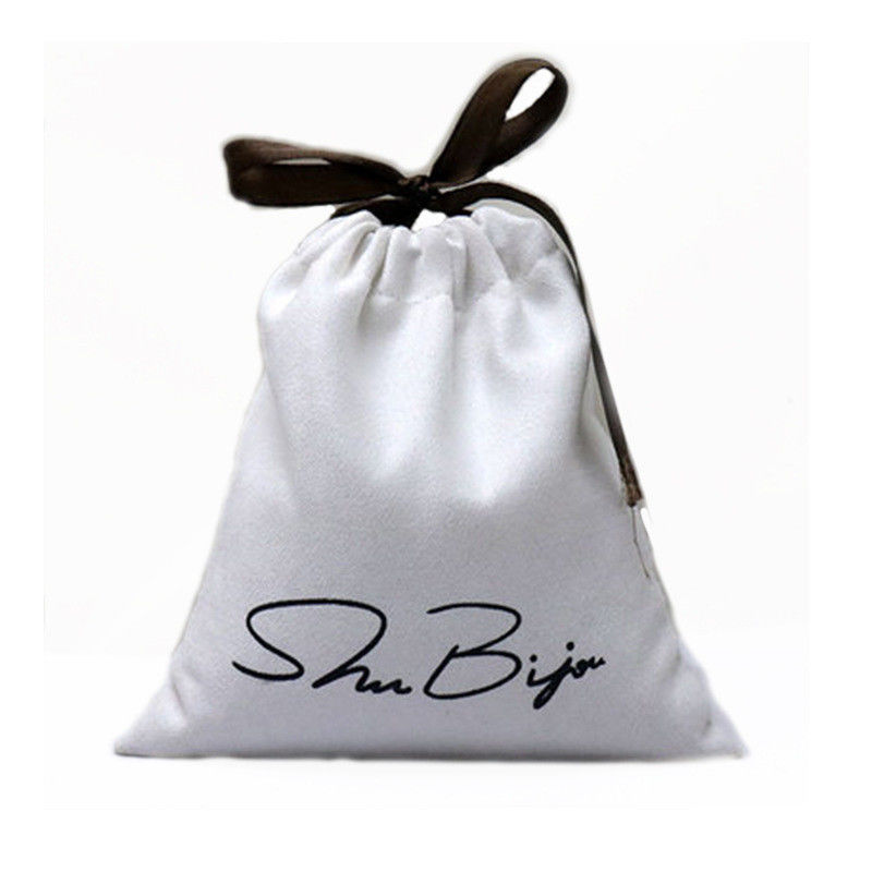 Persönliche Leinen-Baumwoll-Leinwand-Ziehsack mit individueller Farbe und Logo