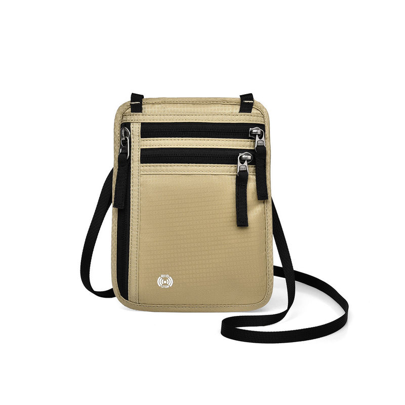 OEM/ODM Customized Logo Safe Nylon Kleiner Hals Reisetasche für Mobiltelefon und Karte